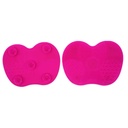 Almohadilla de limpieza para brochas de maquillaje