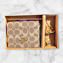 Billetera de cuero para mujer.