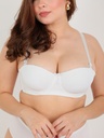 Brasier strapless liso con tiras removibles intimates