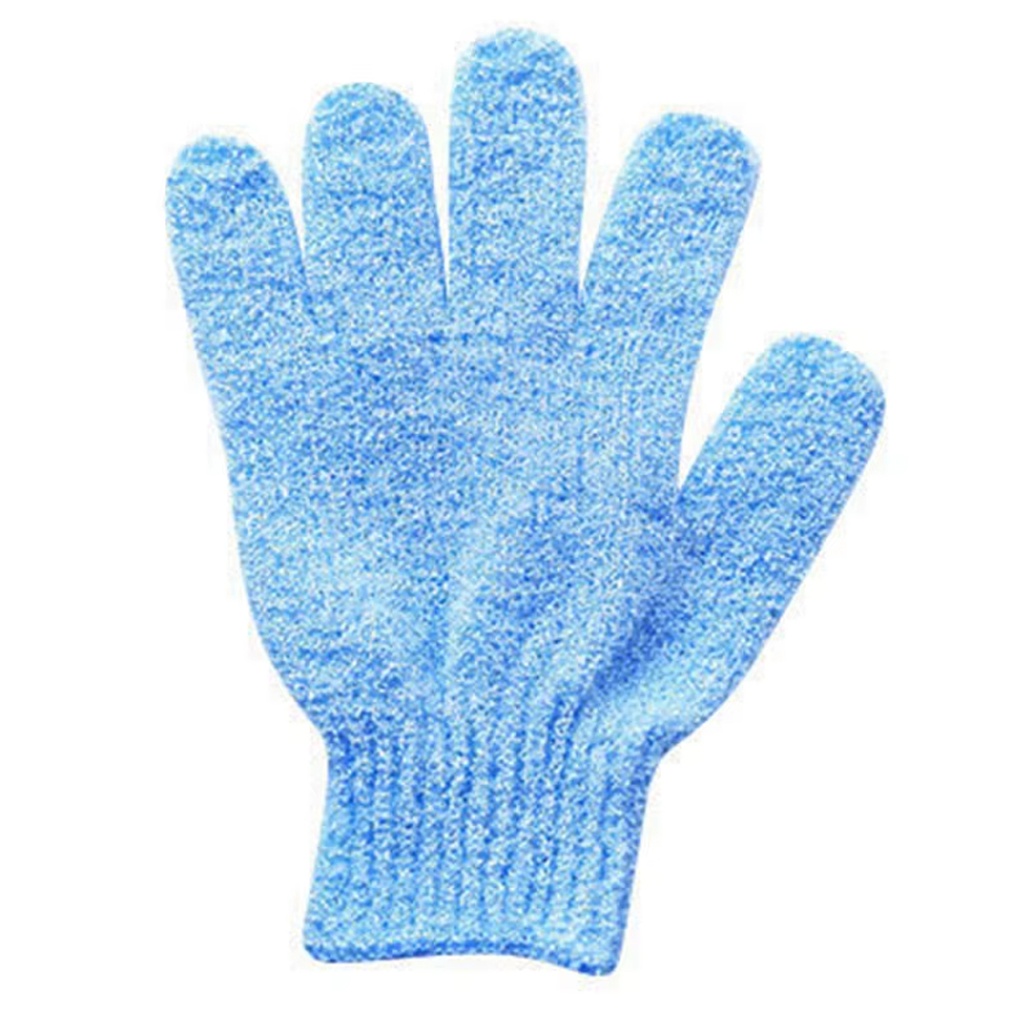 Guantes de baño de nailon de cinco dedos