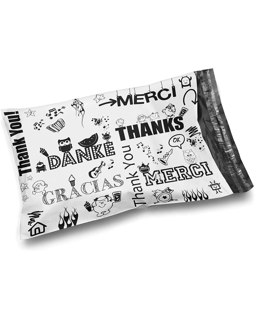 Empaque pack de 5pcs Print multi mediana 10x13