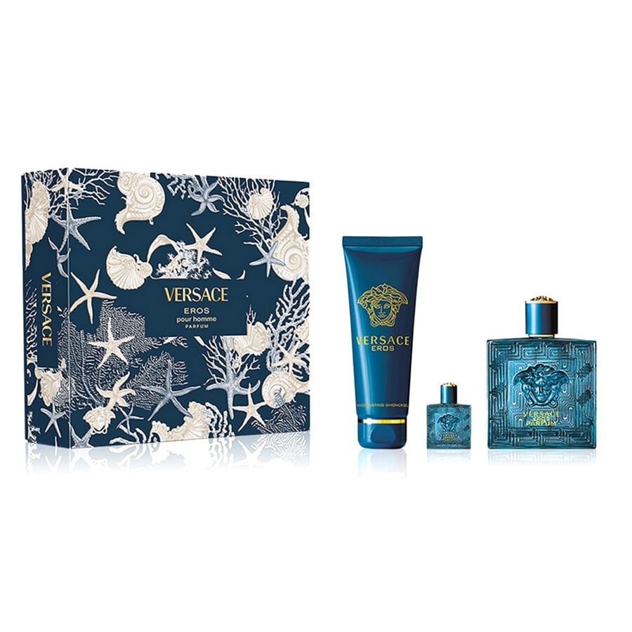 VERSACE EROS PARFUM SET 3p 3.4oz