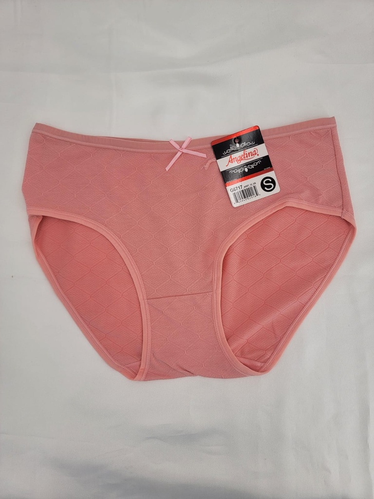 Panty de algodón con diseño de patron de diamantes