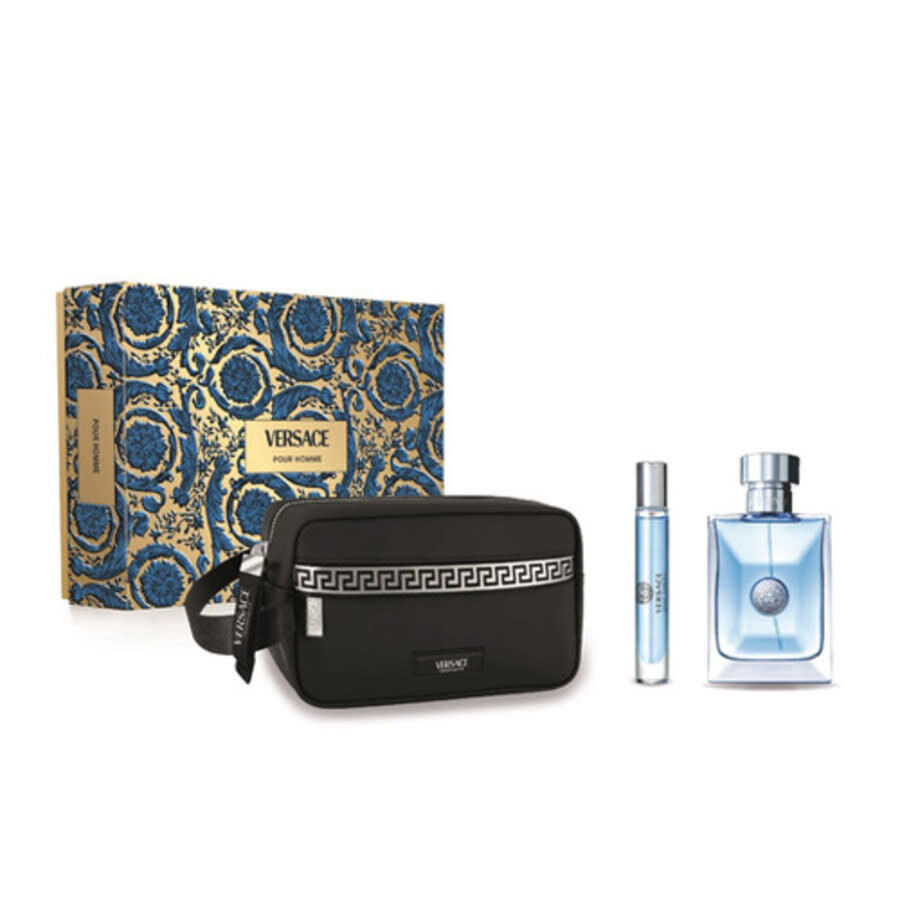 VERSACE HOMME SET 3p 3.4oz M EDT