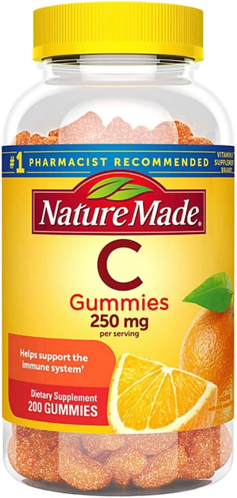 Nature Made C gummies 250 mg 150 gummies
