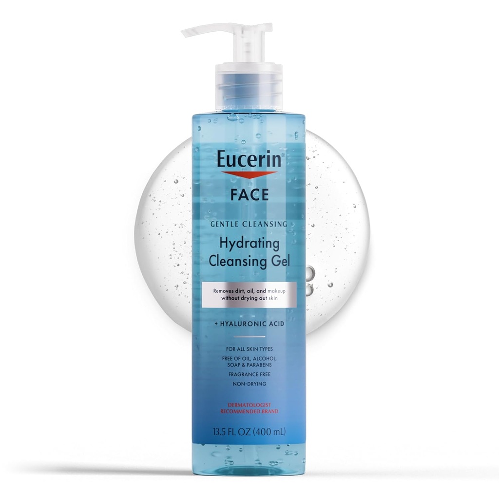 Eucerin Face Gentle Cleansing Hydrating Cleansing Gel 13.5oz