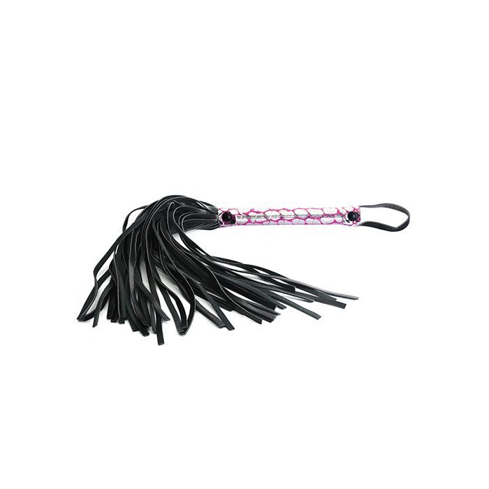 Spartacus Faux Leather Flogger - Pink