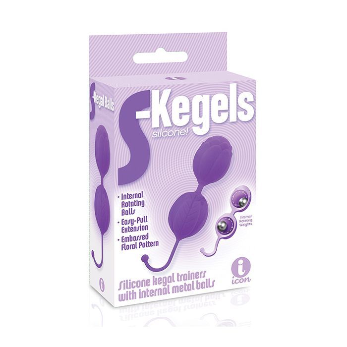 The 9's S-Kegels Silicone Balls - Purple