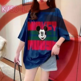 Camisa oversized de dibujos animados unitalla