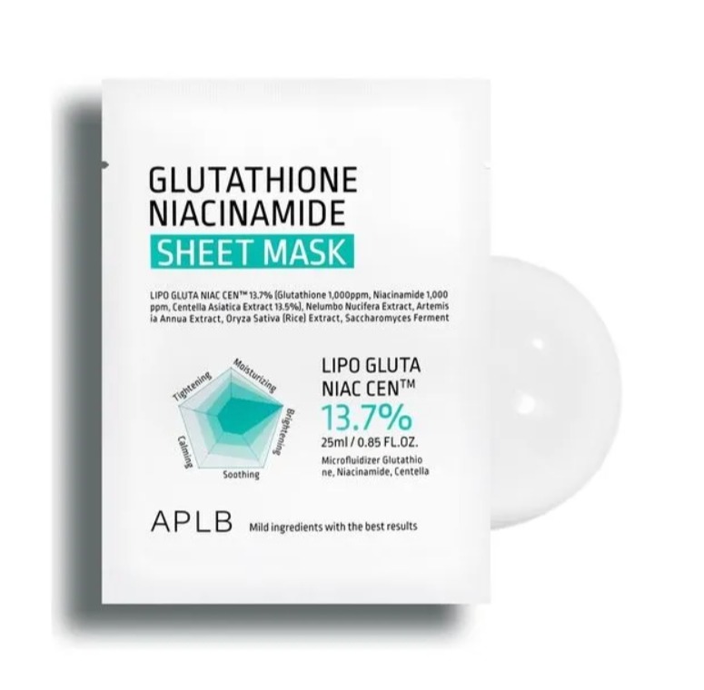 APLB Glutathione Niacinamide Sheet Mask [25ml]