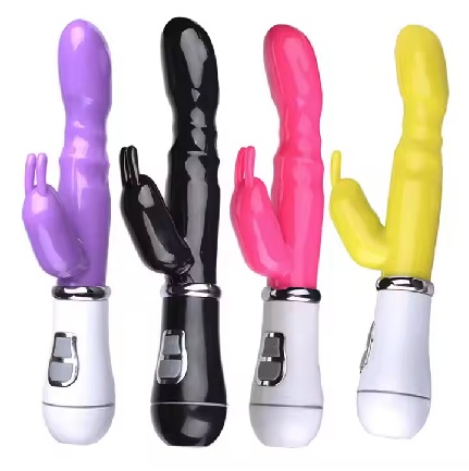 Vibrador Dual Shock G-Spot Vibrador Conejo AV Masajeador Inversor Recargable