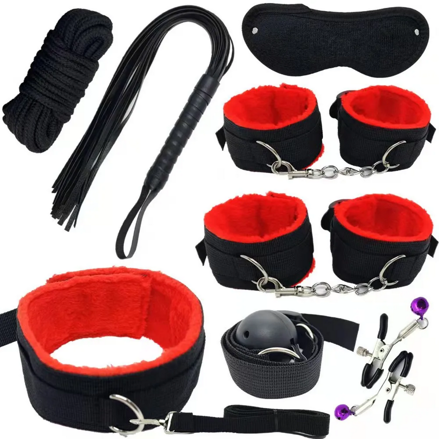 Correas de unión sexual para parejas, puños ajustables para muñecas, tobilleros, lazos sexuales para mujeres, correas de marco de cama esparcidoras, barra de restricción