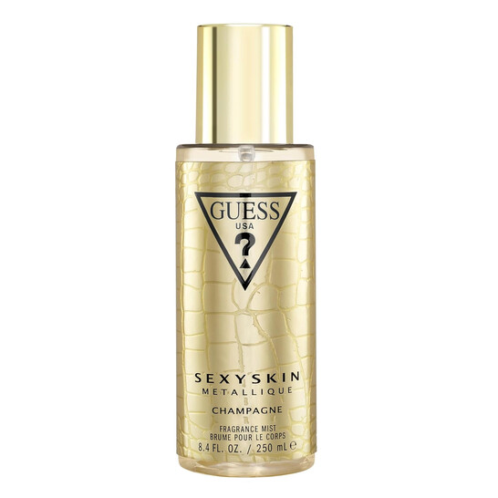 BODY MIST GUESS SEXY SKIN METALLIQUE CHAMPAGNE WOMEN 8.4 OZ