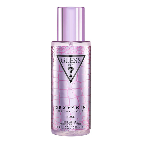 BODY MIST GUESS SEXY SKIN METALLIQUE ROSE WOMEN 8.4 OZ