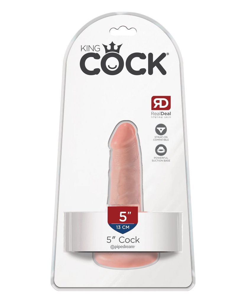 King Cock 5&quot; Cock - Flesh
