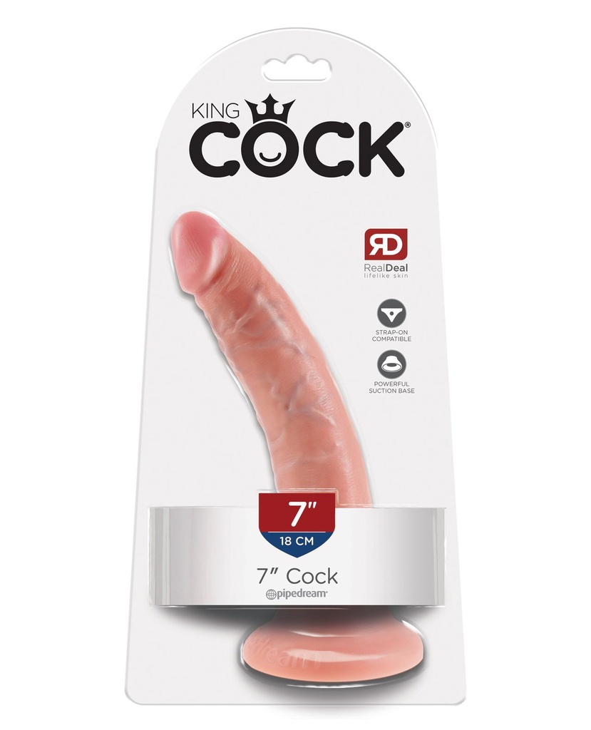 King Cock 7&quot; Cock - Flesh