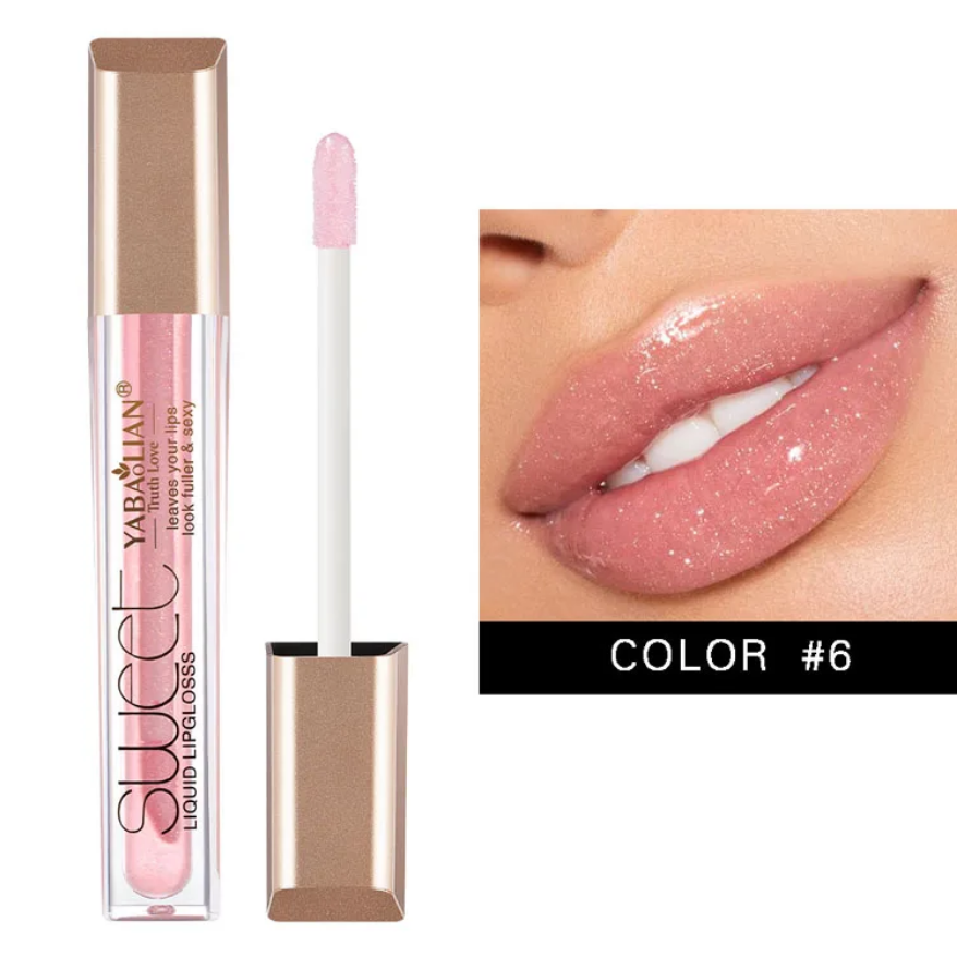 Brillo de labios liquido con efecto espejo