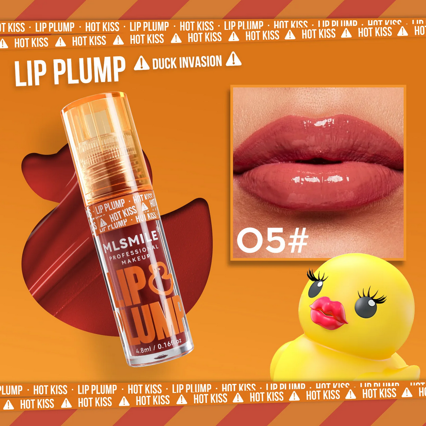Brillo de labios hidratante Big Mouth de 6 colores, el más vendido, con brillo antiadherente, resistente al agua y con brillo labial.