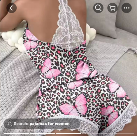 Pijama short de algodón