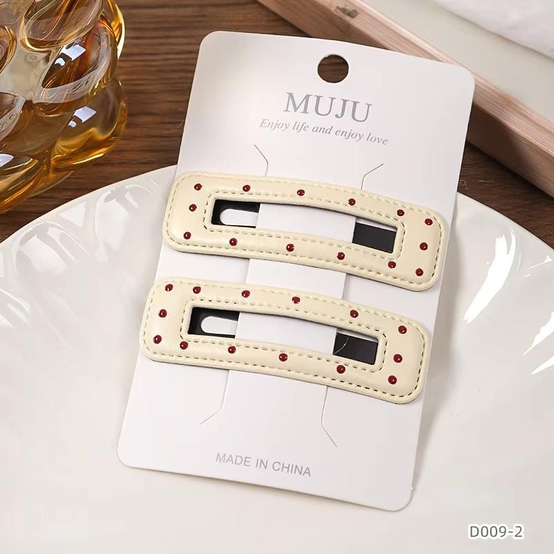 Gancho Blanco Puntos Rojos