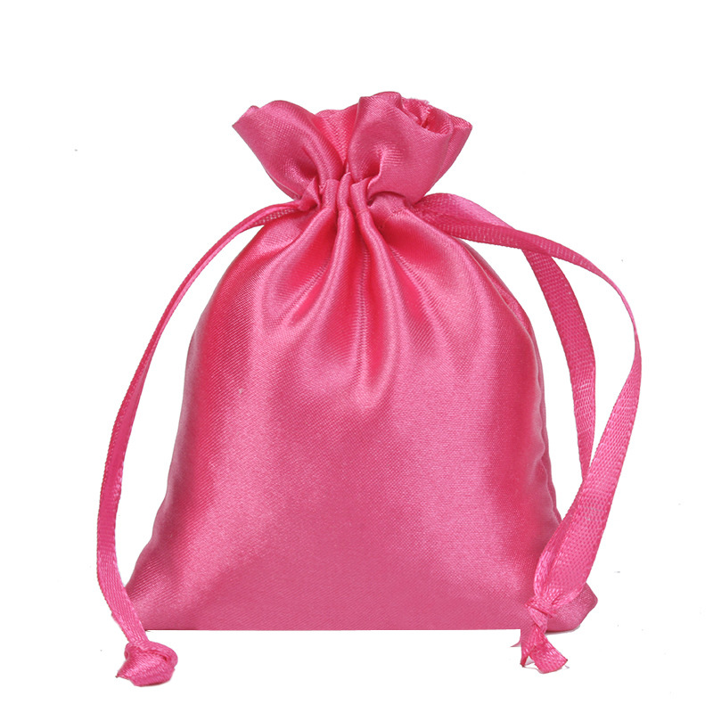 Bolsa de tela de seda (9X12) ROSADO