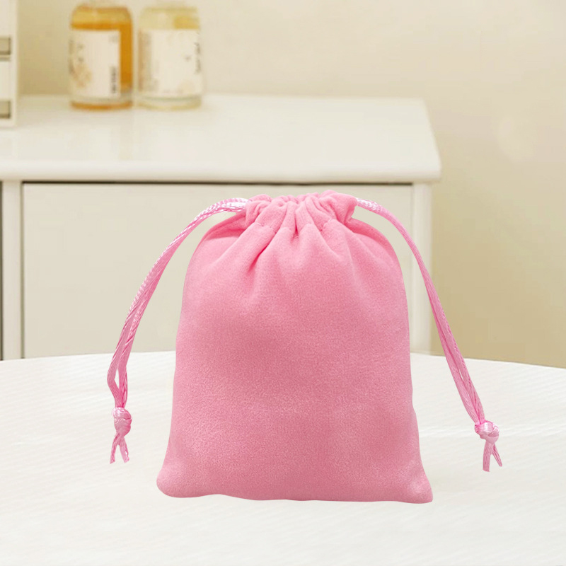 Bolsa de franela (9X12) ROSADO