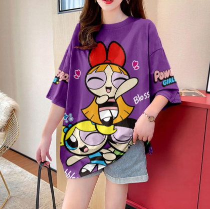 Camison Oversided de dibujos animados