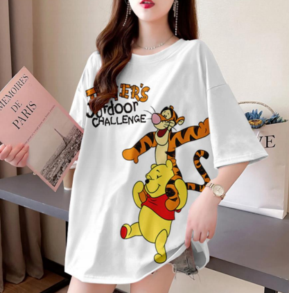 Camison Oversided de dibujos animados