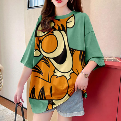 Camison Oversided de dibujos animados