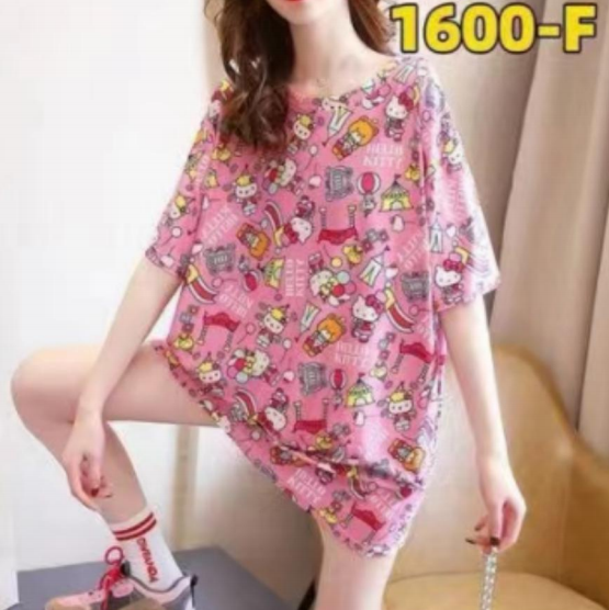 Camison Oversided de dibujos animados