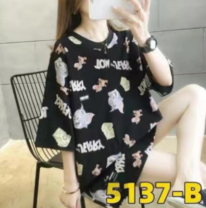 Camison Oversided de dibujos animados