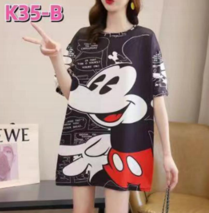 Camison Oversided de dibujos animados