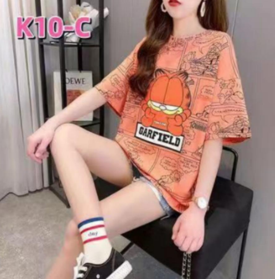 Camison Oversided de dibujos animados