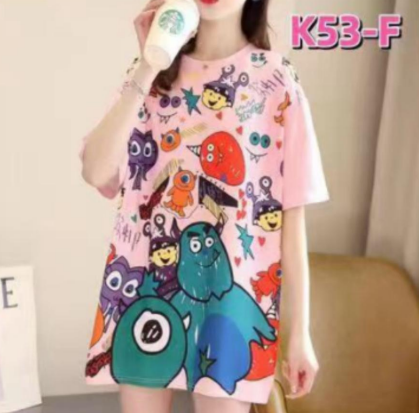 Camison Oversided de dibujos animados