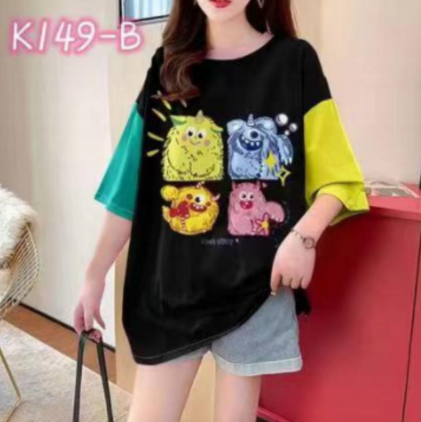 Camison Oversided de dibujos animados