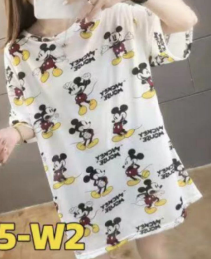 Camison oversized de dibujos animados