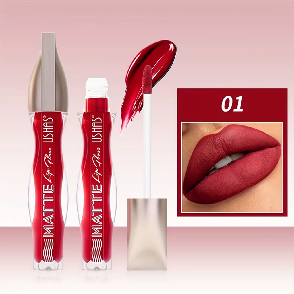 Brillo Labial Líquido Mate.