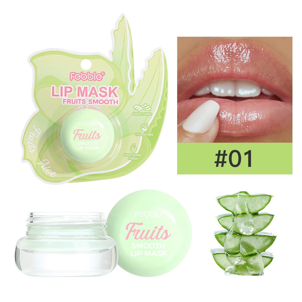 Mascarilla Labial Suave de Frutas Febble.