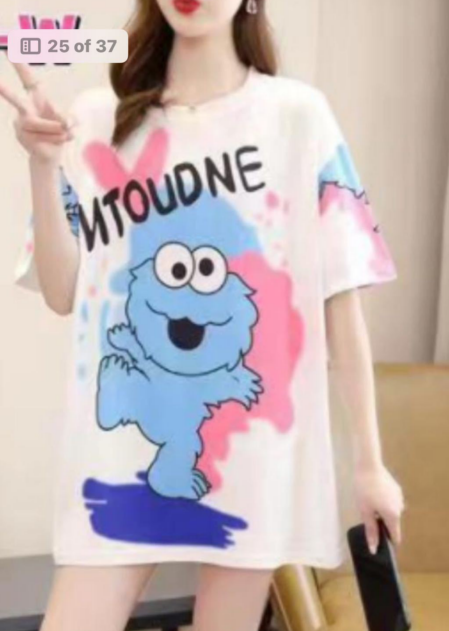 Camison oversized unitalla