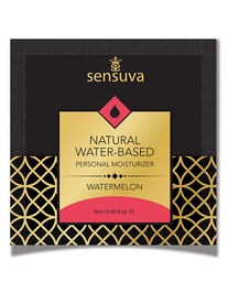 [810002660238] Sensuva Natural Water Based Personal Moisturizer Single Use Packet - 6 ml Watermelon