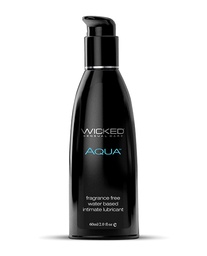 [713079901023] Wicked Sensual Care Aqua Water Based Lubricant - 2 oz Fragrance Free