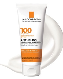 La Roche-Posay Anthelios Melt-in Milk Body & Face Sunscreen protector solar de 100 SPF de 3 Fl oz