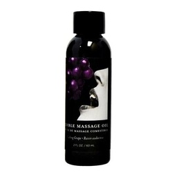[879959004380] Earthly Body Edible Massage Oil - 2 oz Grape