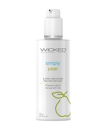 [713079911329] Wicked Sensual Care Simply Water Based Lubricant - 2.3 oz Pear