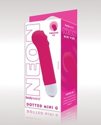 [848416012145] XGen Bodywand Neon Mini Dotted G Vibe - Neon Pink