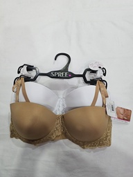 2 Pack brasier de encaje Spree