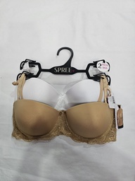 2 Pack brasier de encaje Spree