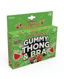 [818631035809] Sweet &amp; Sour Gummy Thong &amp; Bra