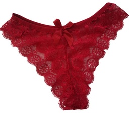 Panty de encaje de chongo