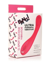 [848518055071] Bang! G-Spot Silicone Vibrator - Pink